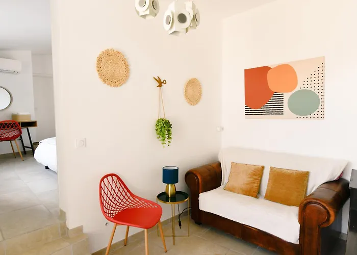 Maison La Djoon,vue Cite, Centre Jardin Dom wakacyjny Carcassonne