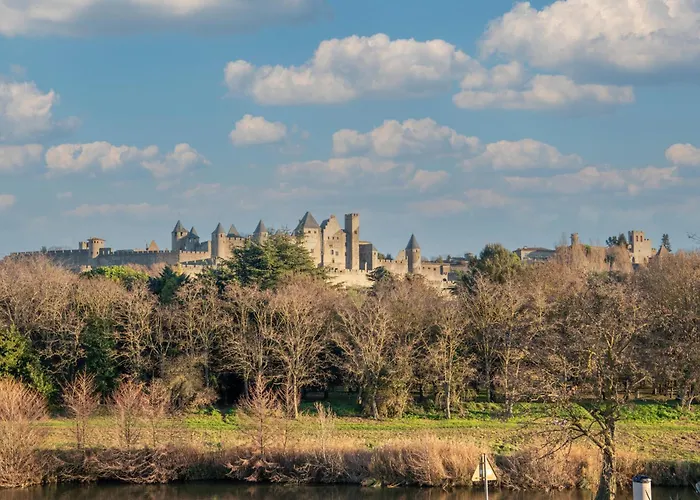 Maison La Djoon,vue Cite, Centre Jardin * Carcassonne
